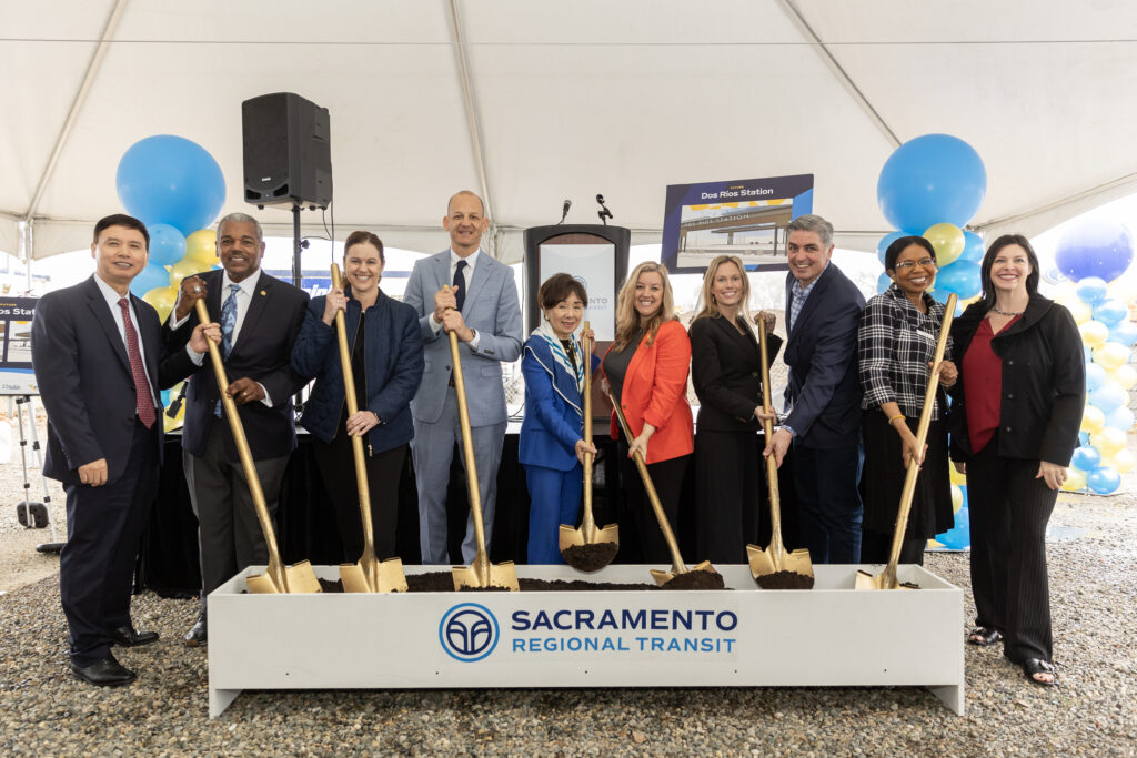 SacRT Dos Rios Groundbreaking