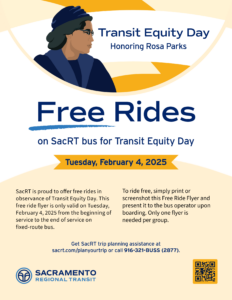 Transit Equity Day Free Ride Flyer 2